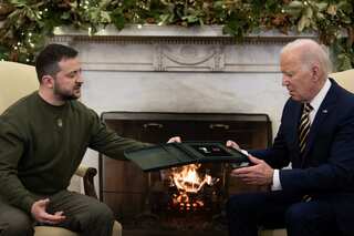 Biden says US will ship Patriot air defence missile system to Ukraine during meet with Zelensky