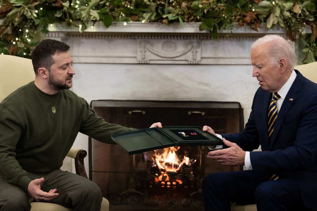 Biden says US will ship Patriot air defence missile system to Ukraine during meet with Zelensky