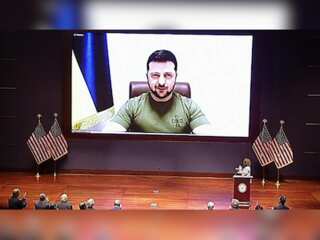 Zelensky addresses the US Congress, declares 'Ukraine is alive'