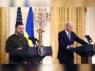 Zelensky meets Joe Biden in US; thanks Congress America for their support