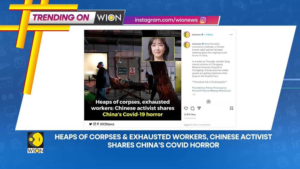 Trending on WION: Heaps of corpses & exhausted workers, Chinese activist shares China's Covid horror