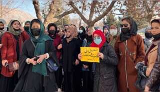 WION Fineprint: Afghan women protest against the University Ban by Taliban