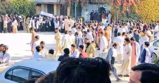 WATCH| Male students walk out of exam halls as Taliban ban university education for Afghan women