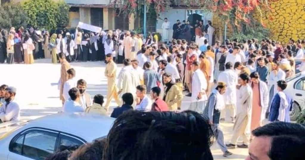 WATCH| Male students walk out of exam halls as Taliban ban university education for Afghan women