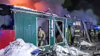 Russia: Fire kills at least 22 at an unregistered private nursing home for elderly