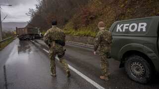 Amid fresh tensions, shots fired near NATO patrol in Kosovo