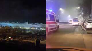 Over 50 suffer ammonia poisoning after a train derails in Serbia