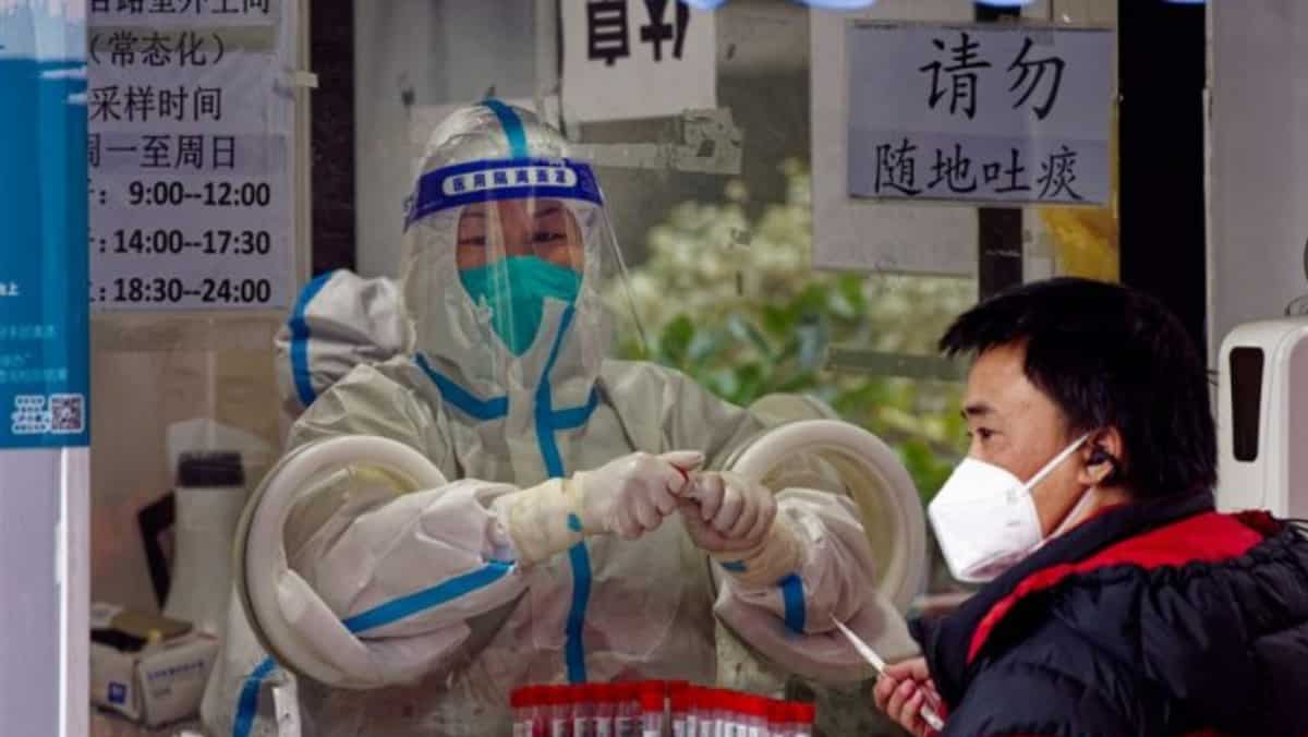 VIRAL VIDEO | Chinese couple improvised PPE kit while shopping for vegetables VIRAL VIDEO | Chinese couple improvised PPE kit while shopping for vegetables