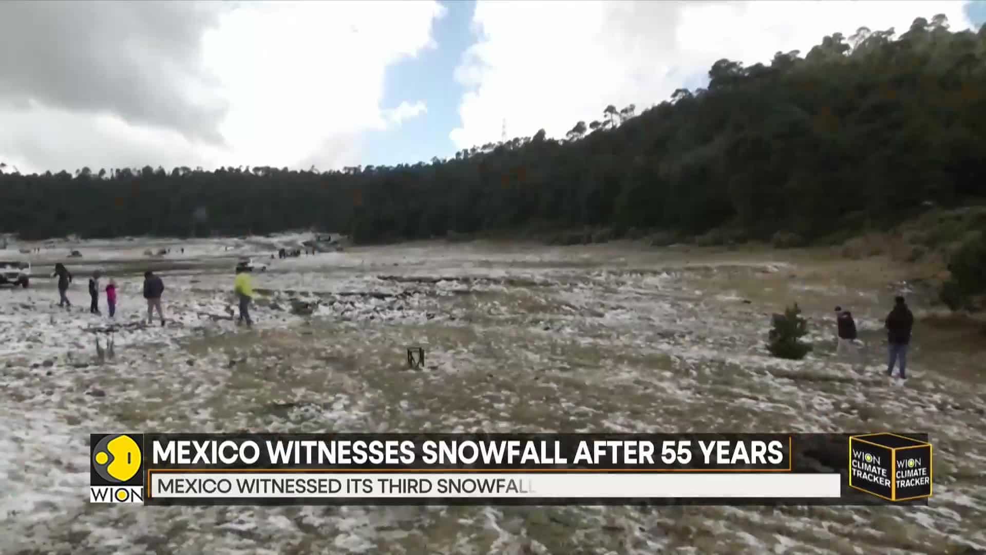 WION Climate Tracker Mexico witnesses snowfall after 55 years World News