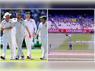 WATCH! Spider cam accidentally hits SA pacer Anrich Nortje on Day 2 of Boxing Day Test at the MCG