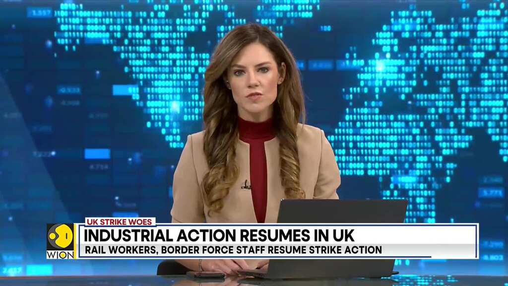 UK rail workers, border force staff resume strike action