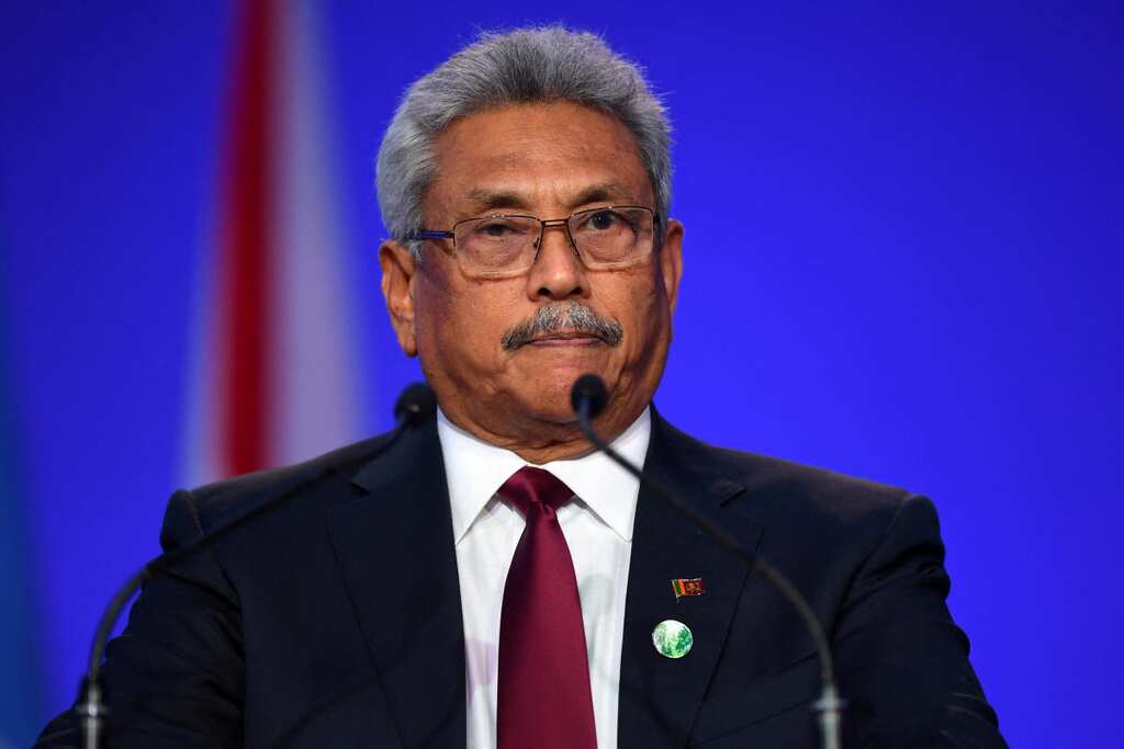 Sri Lanka's former President leaves for U.S. with family, says report