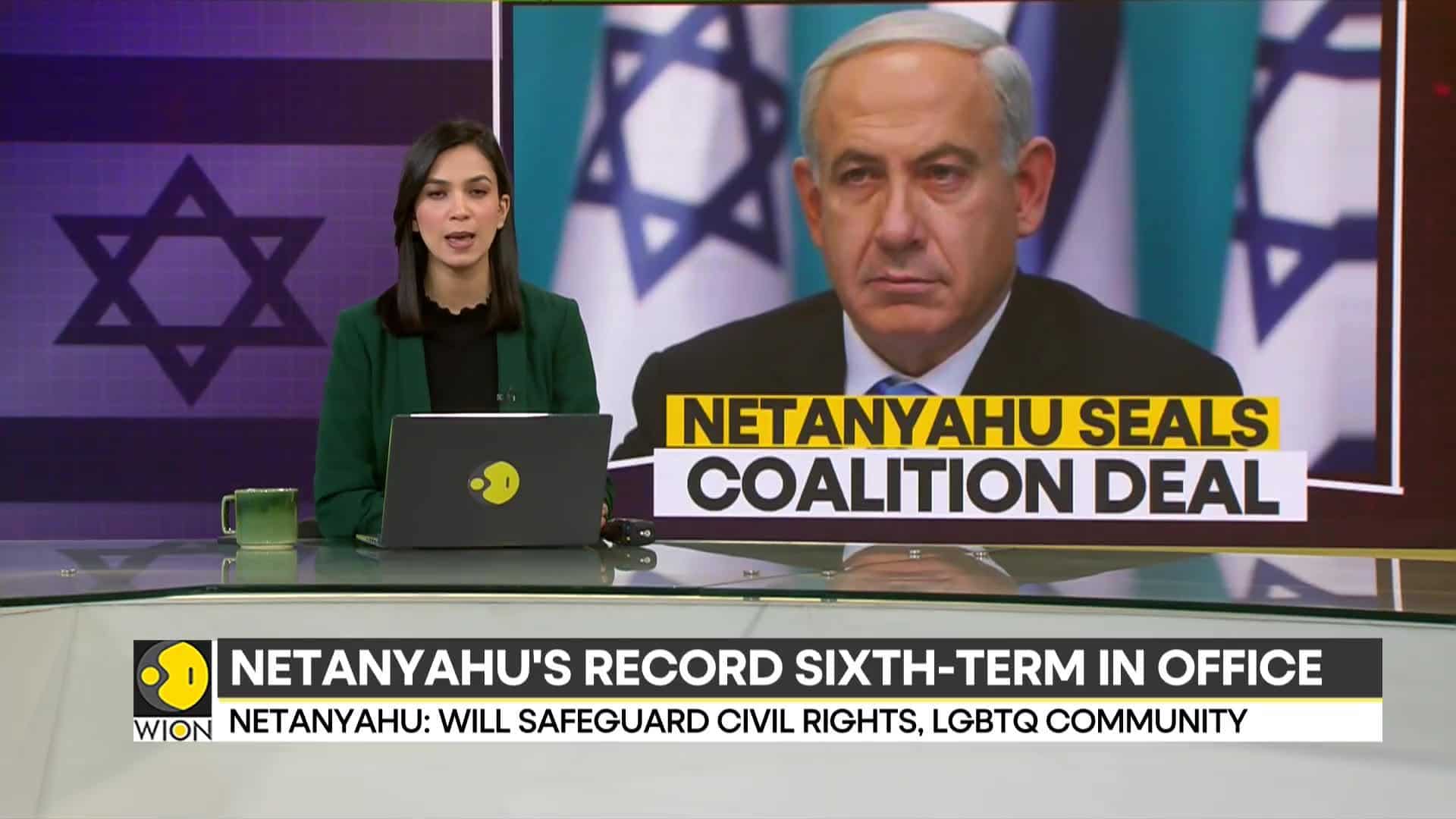 Israel's Benjamin Netanyahu unveils his right-wing government's policy ...