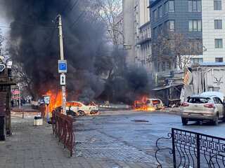 Russia’s barrage of missiles leaves 40 per cent of Kyiv population without power