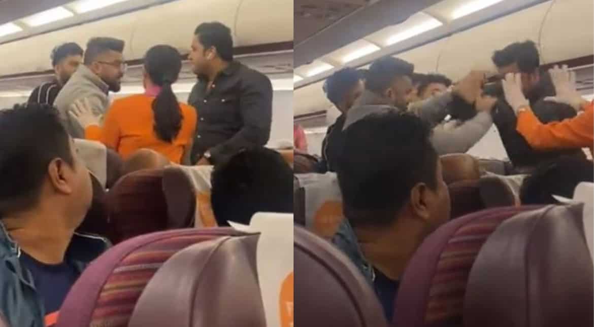 WATCH| Mid-air brawl between Indian passengers on Bangkok-Kolkata flight goes viral
