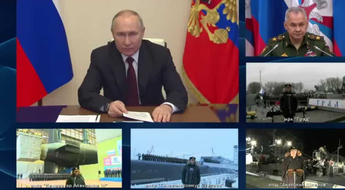 Russian president oversees commissioning of new warships, submarines Russian president oversees commissioning of new warships, submarines