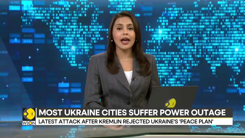 Russia fires missiles at Ukrainian cities, Ukraine military says '54 of 69 missiles shot down'