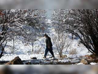 Afghanistan: First snowfall of the season in Kabul
