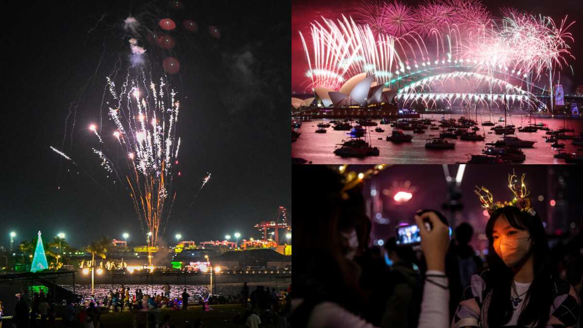 World ushers in New Year 2023 with mesmerising laser lights and fireworks - Vimarsana News