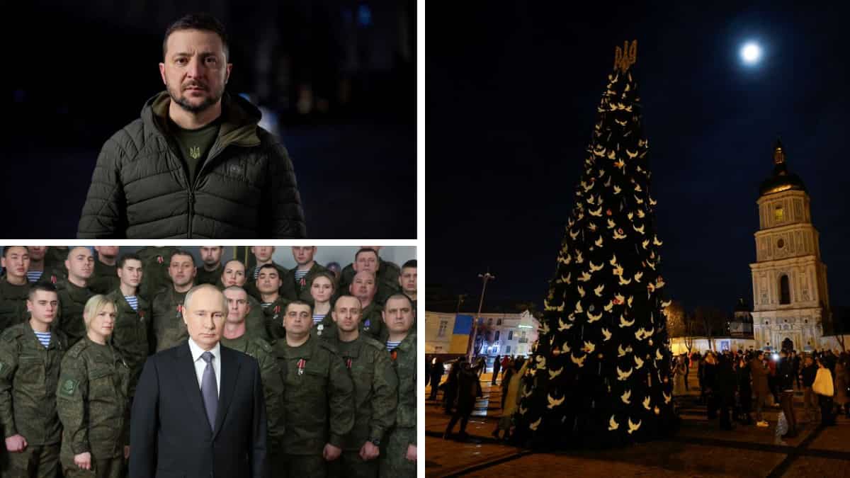 Zelensky tells Russian people Putin waging war just to stay in power and is destroying them Zelensky tells Russian people Putin waging war just to stay in power and is destroying them