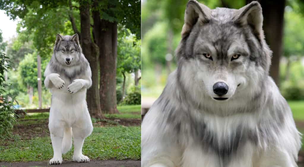 To look like a 'real-life' wolf, Japanese man splurges whopping amount on costume