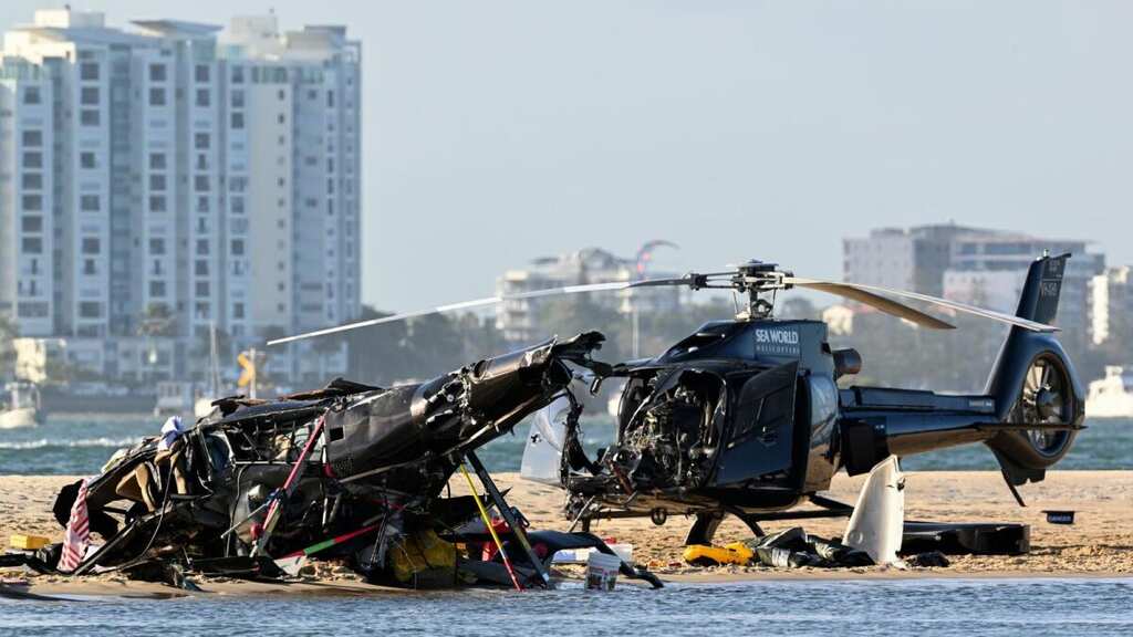 Four killed, three injured after two helicopters collide mid-air in Australia