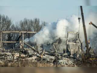 Watch: Aftermath of shelling in Makiivka in which dozens of Russian recruits killed