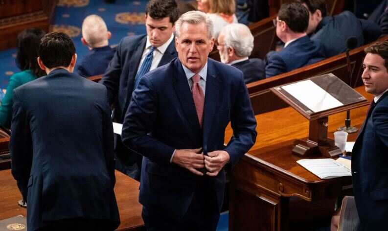 U.S. House adjourns without electing speaker as McCarthy fails in marathon votes