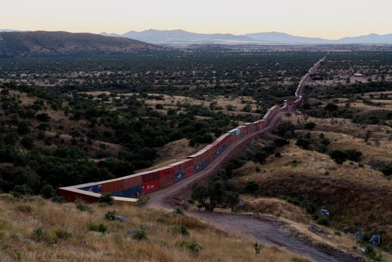 Arizona removes makeshift border wall after federal lawsuit