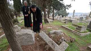 Christian graves vandalised in Jerusalem cemetery, Israeli cops launch probe