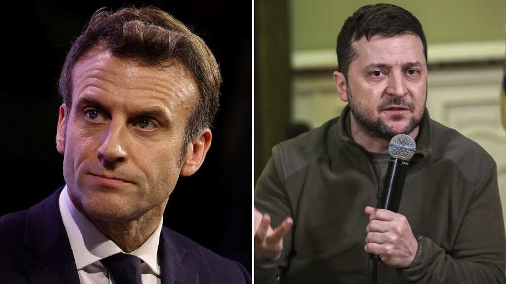 Macron promises Zelensky light combat tanks to help battle Russian forces