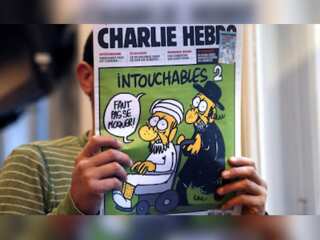 Iran lashes out at France over cartoons published in a magazine