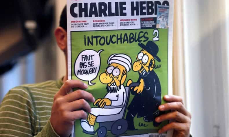 Iran lashes out at France over cartoons published in a magazine