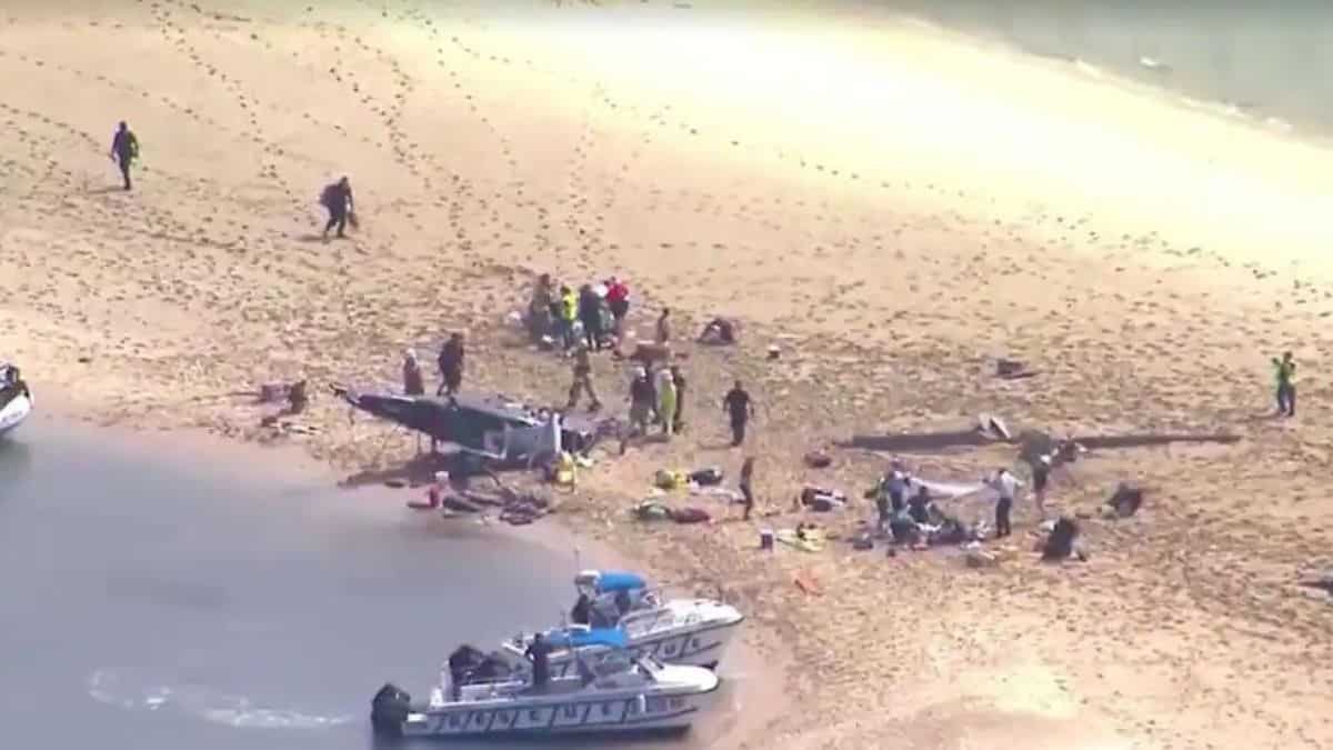 Pilot was warned moments before mid-air helicopter crash in Australia's Gold Coast