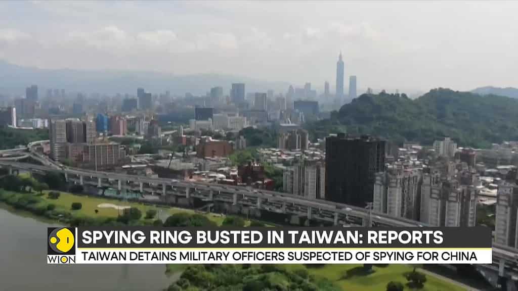 Taiwan detains military officers suspected of spying for China