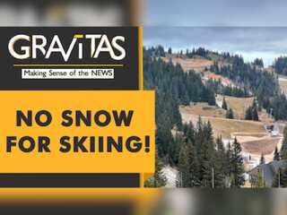 Gravitas: The rich and famous stare at snowless slopes