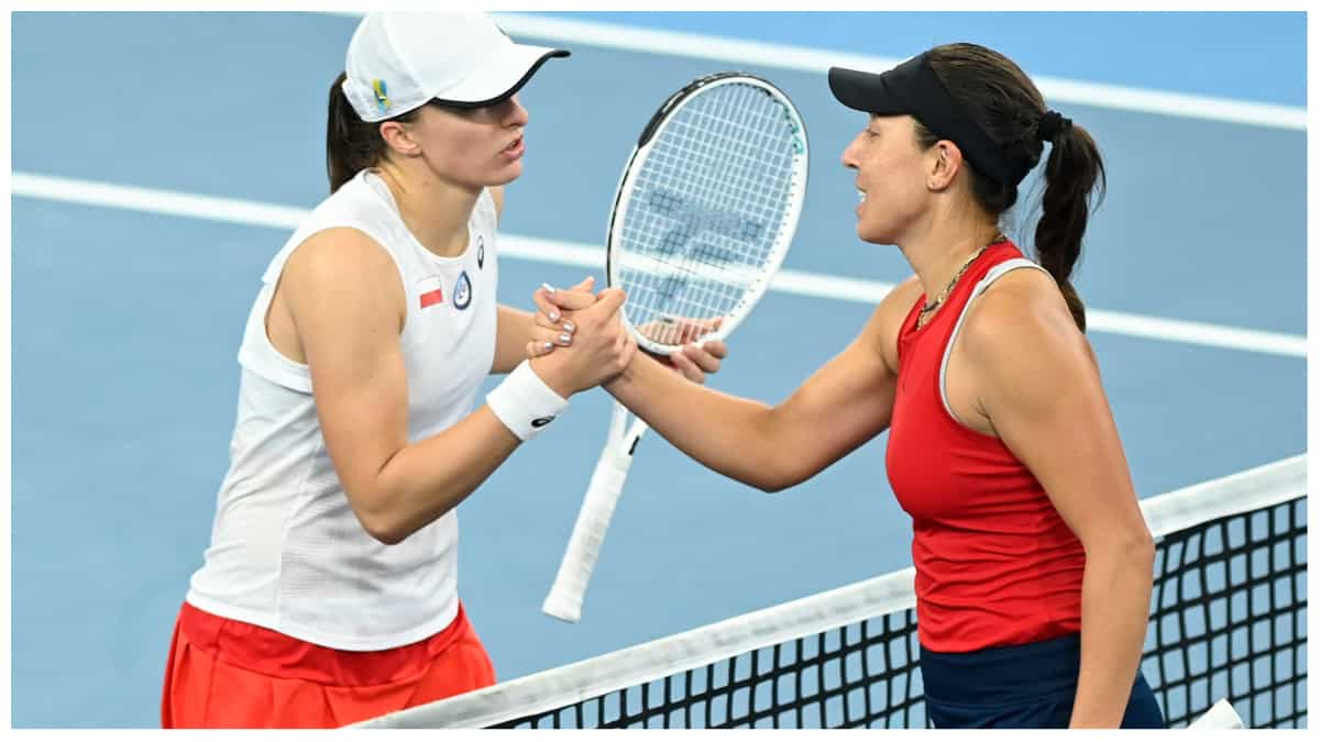 Jessica Pegula swats aside Iga Swiatek with easy win as USA lead in United Cup semi-finals Jessica Pegula swats aside Iga Swiatek with easy win as USA lead in United Cup semi-finals