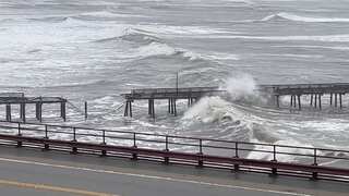 California: Thousands without power as stormy weather lashes region