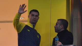 WATCH: Sidelined Cristiano Ronaldo celebrates Al Nassr's second goal while training in the gym