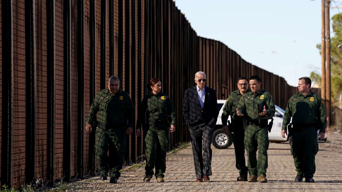 Biden reaches Mexico following strategic stop at US-Mexico border as immigration takes centrestage Biden reaches Mexico following strategic stop at US-Mexico border as immigration takes centrestage
