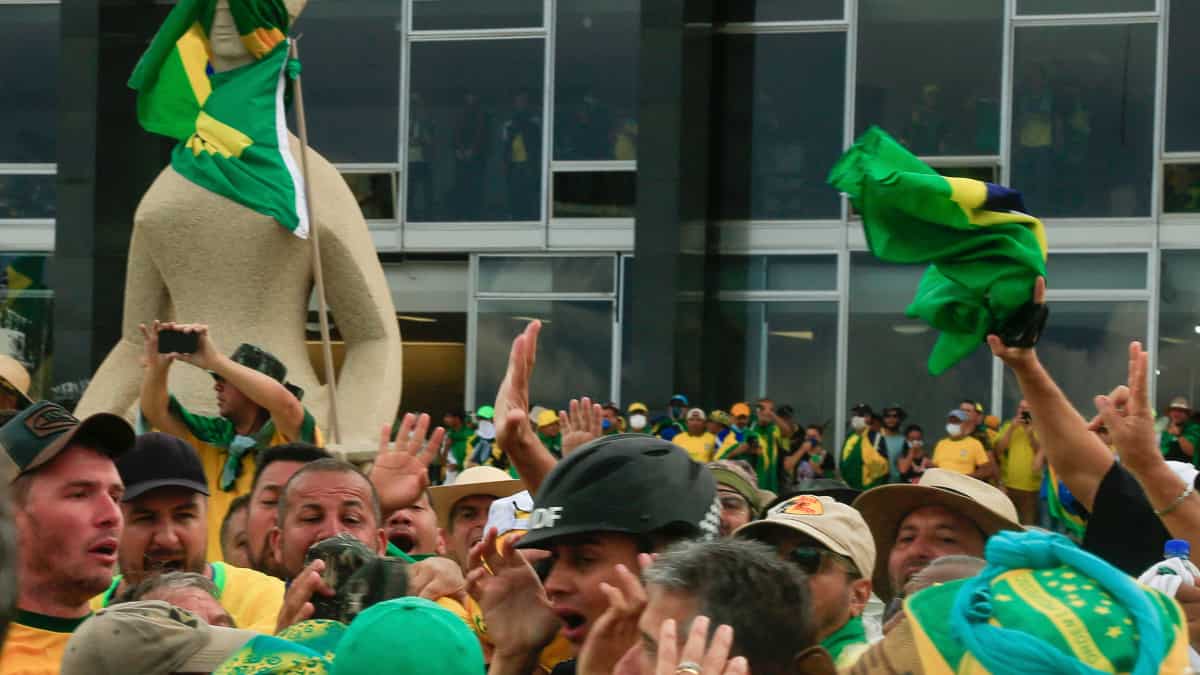 Global leaders condemned the riots in Brazil