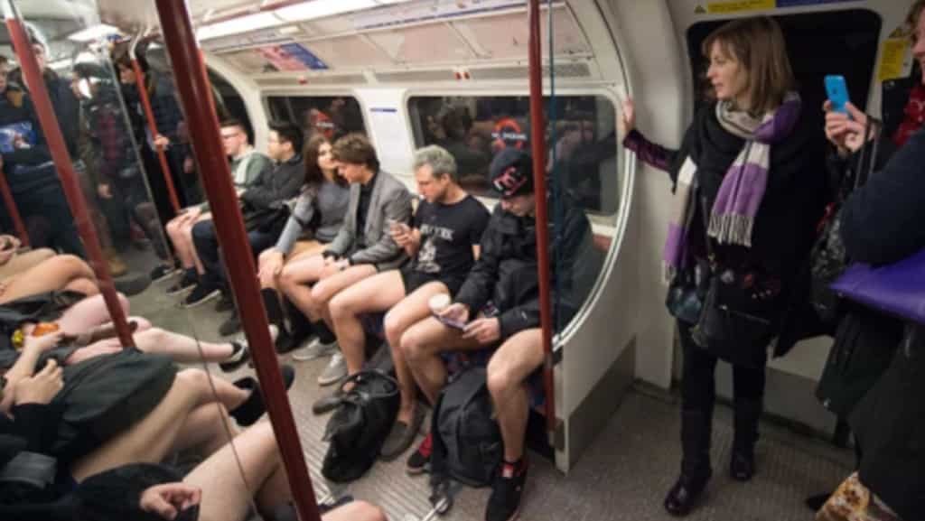 No Trousers Tube Ride 2023: Hundreds of Londoners strip off their pants, check why