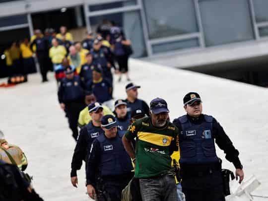Bolsonaro in Florida hospital; Over 1500 supporters detained after Brazil riots