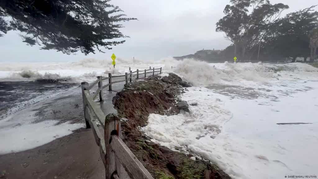 Severe winter storms leave at least 16 dead in U.S. California