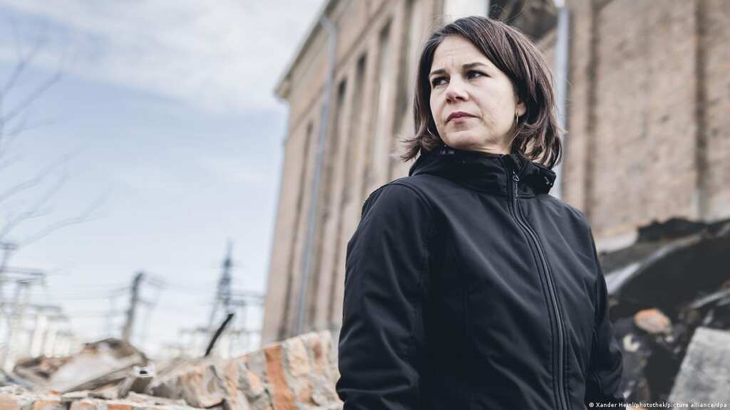 German Foreign Minister Annalena Baerbock visits Kharkiv