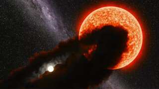 Seven-year photobomb: A star emerging from an unusual seven-year eclipse has the astronomers in awe