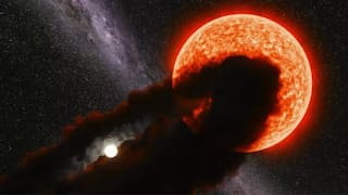 Seven-year photobomb: A star emerging from an unusual seven-year eclipse has the astronomers in awe