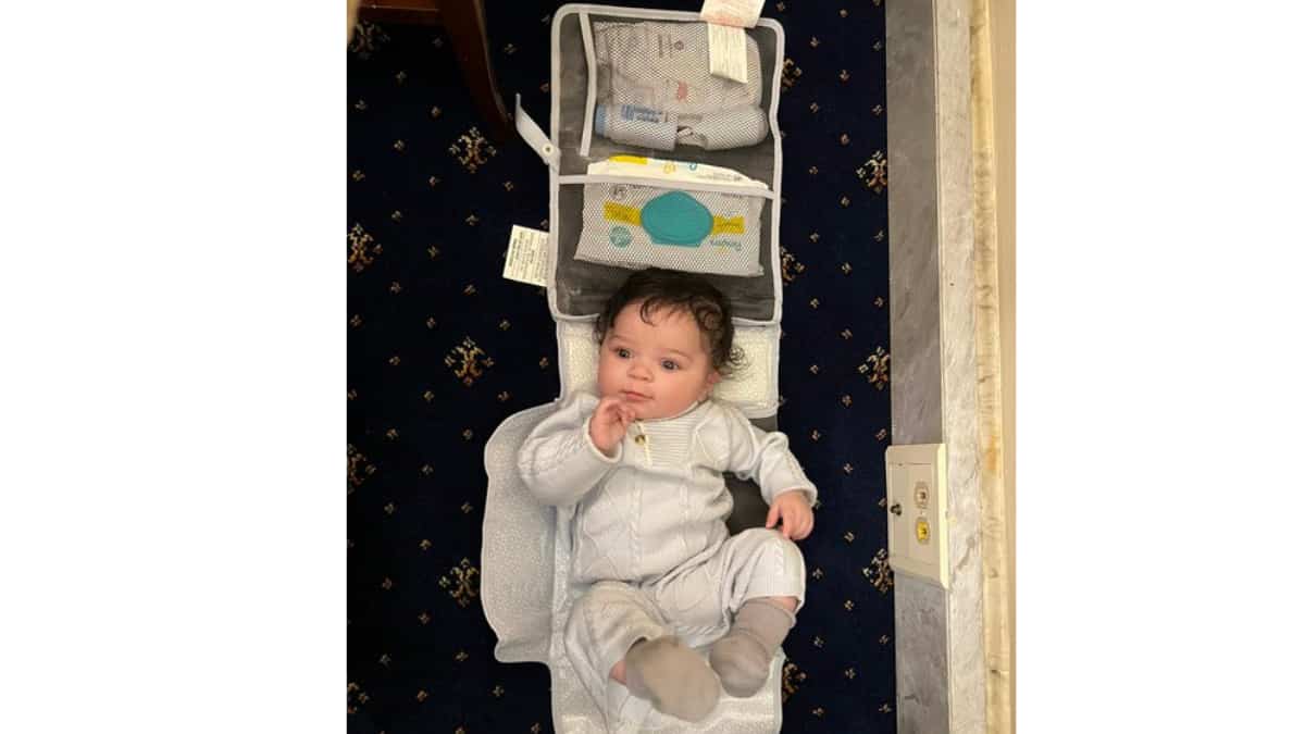 Two bottle feedings and multiple diaper changes