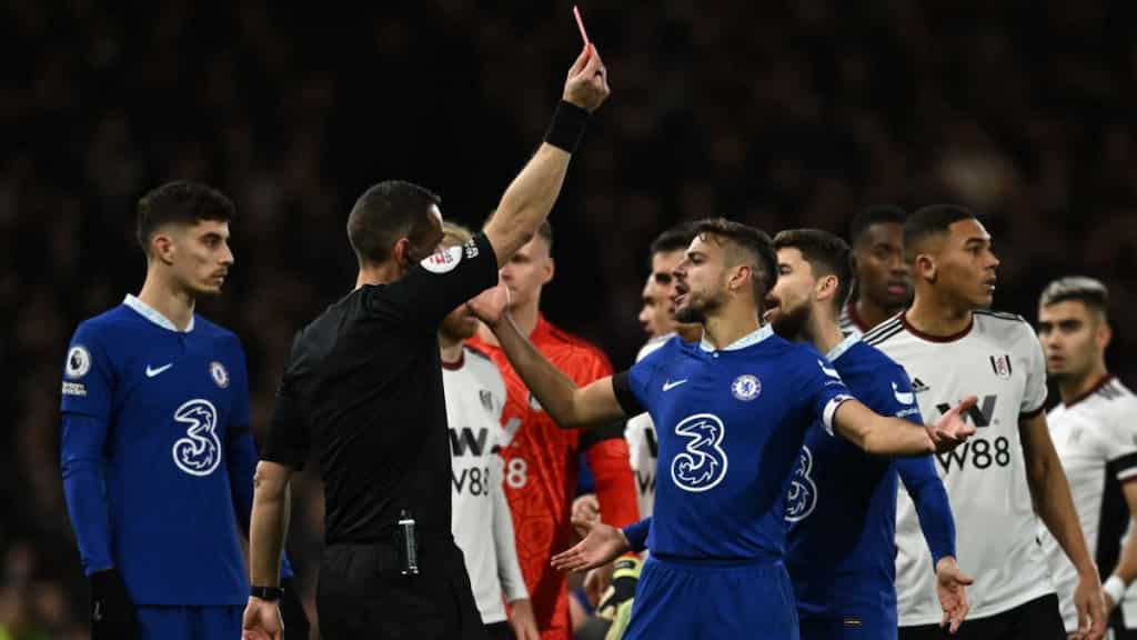 Chelsea flounder at Craven Cottage as Felix receives a red card on Premier League debut