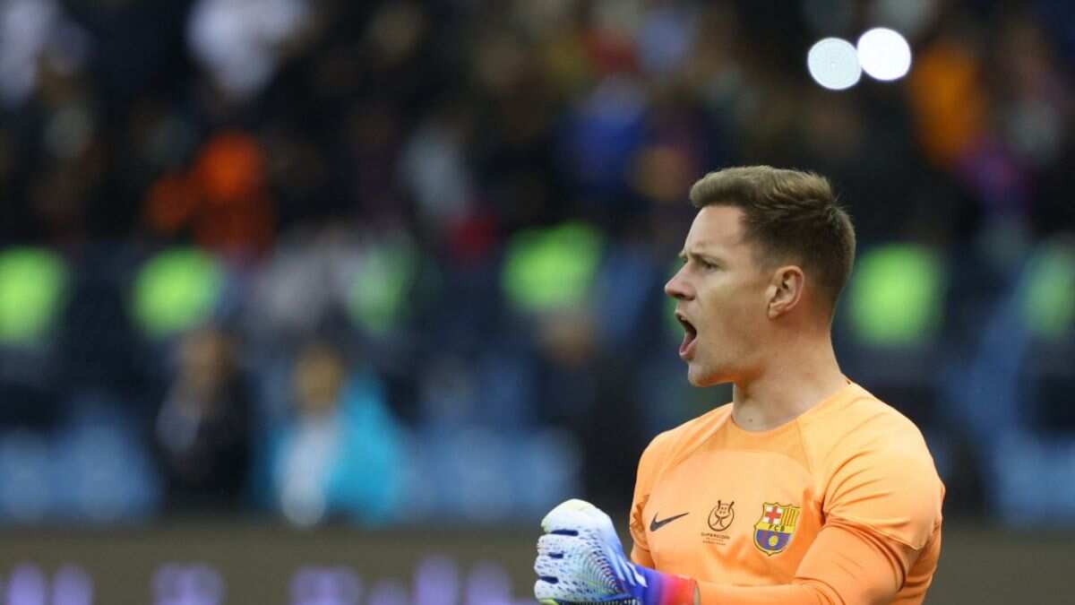 Stunning saves from Ter Stegen against Real Betis in penalties send Barcelona into the Super Cup final